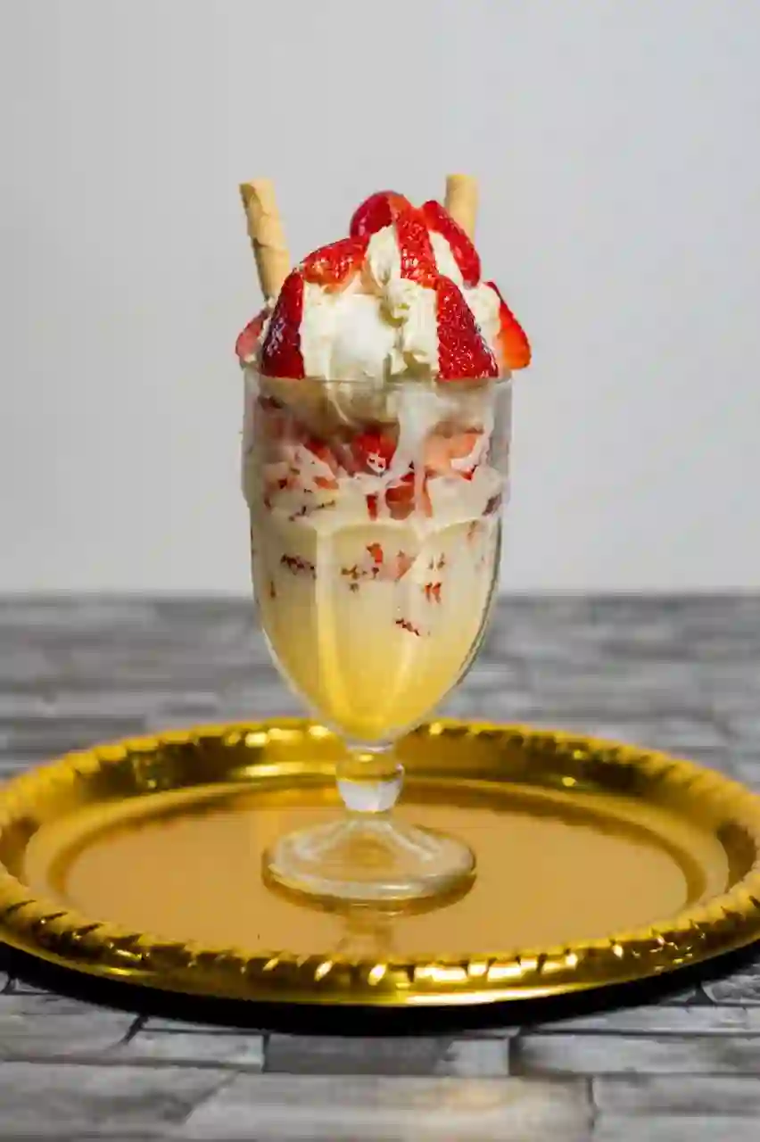 Fresas con Helado